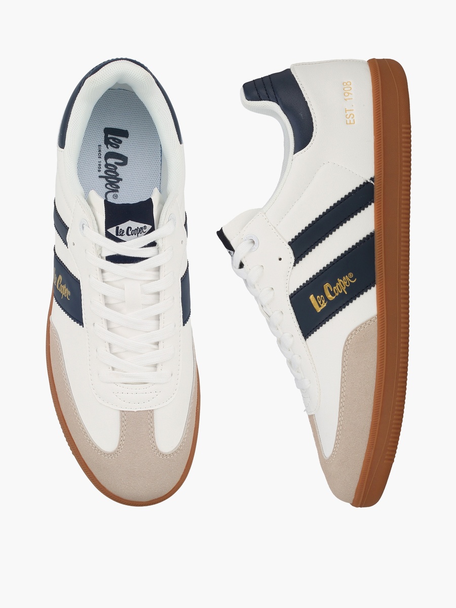 Men Color Block Lace-Up Sneakers