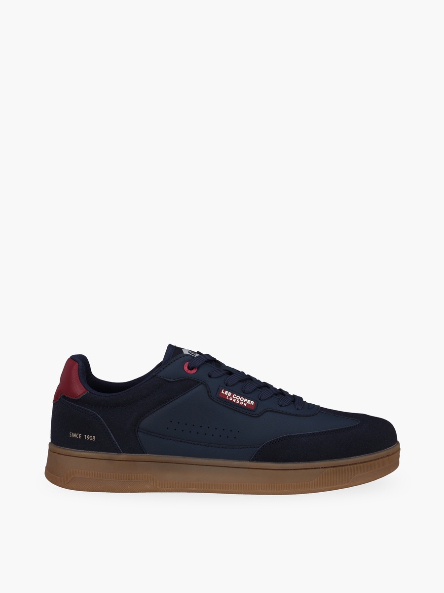 Men Panelled Lace-Up Sneakers