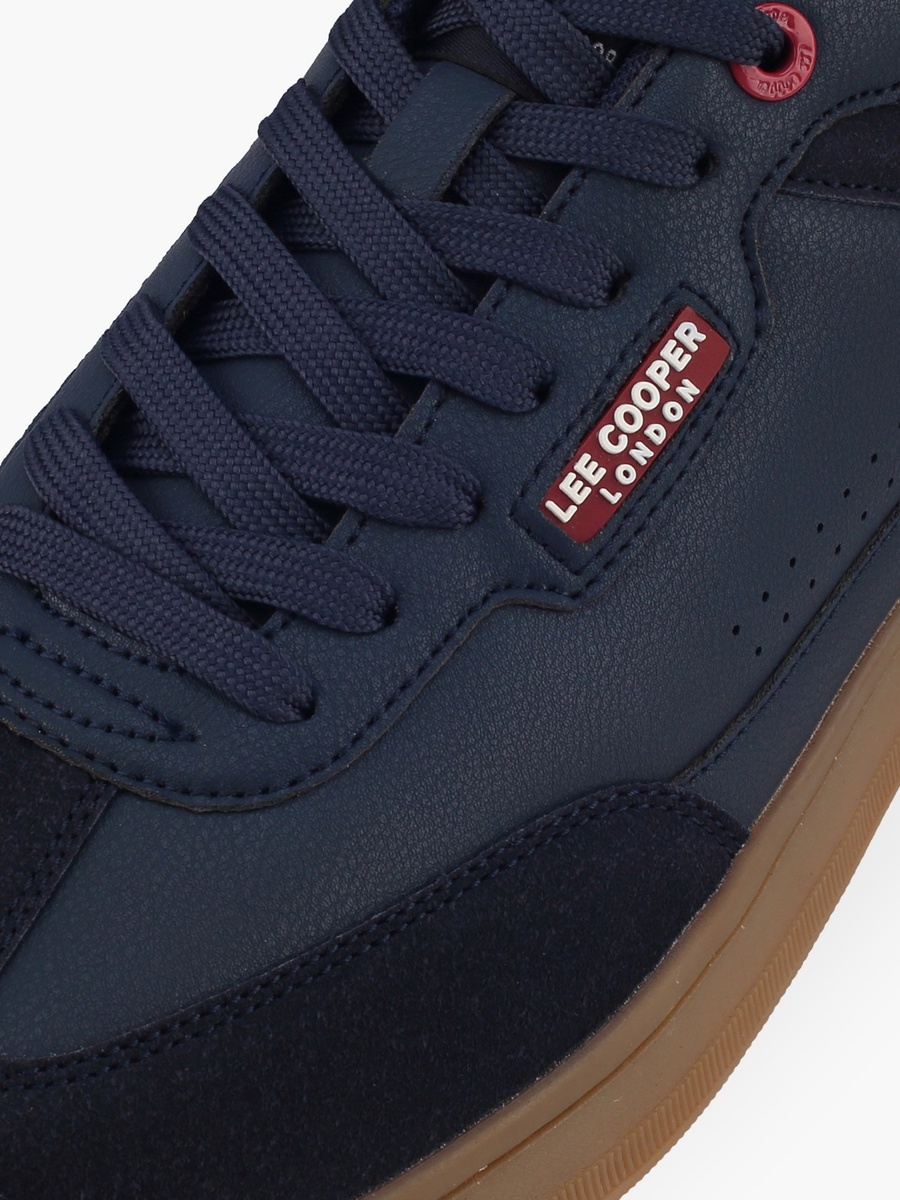 Men Panelled Lace-Up Sneakers