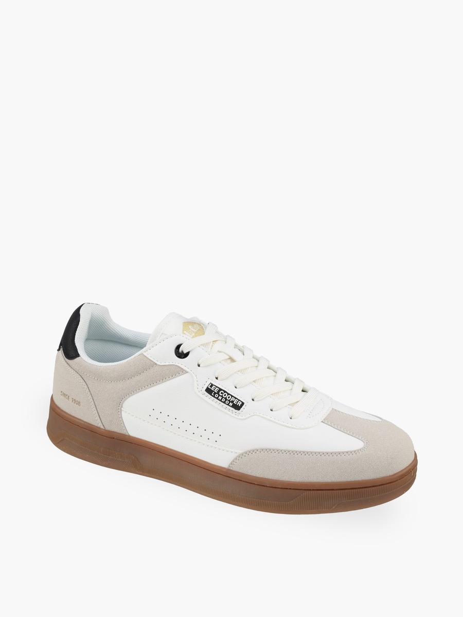 Men Panelled Lace-Up Sneakers