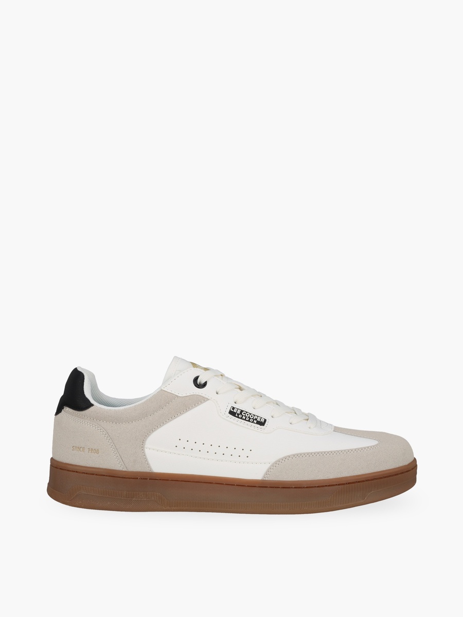 Men Panelled Lace-Up Sneakers
