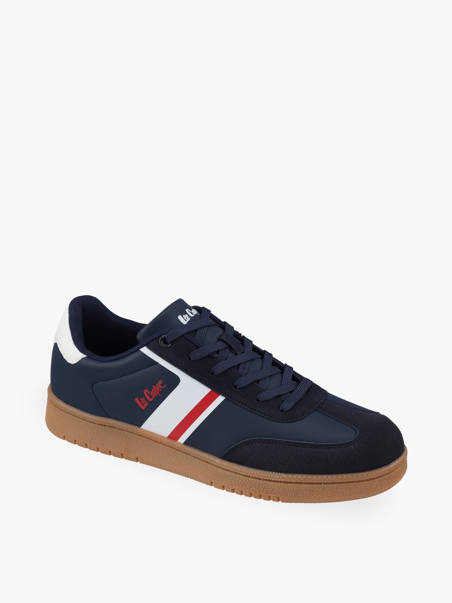 Men Color Block Lace-Up Sneakers