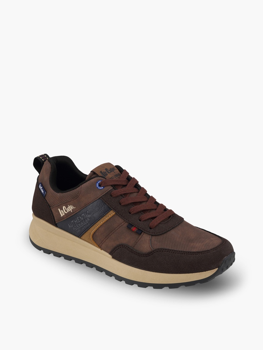 Men Lace-Up Ankle Sneakers