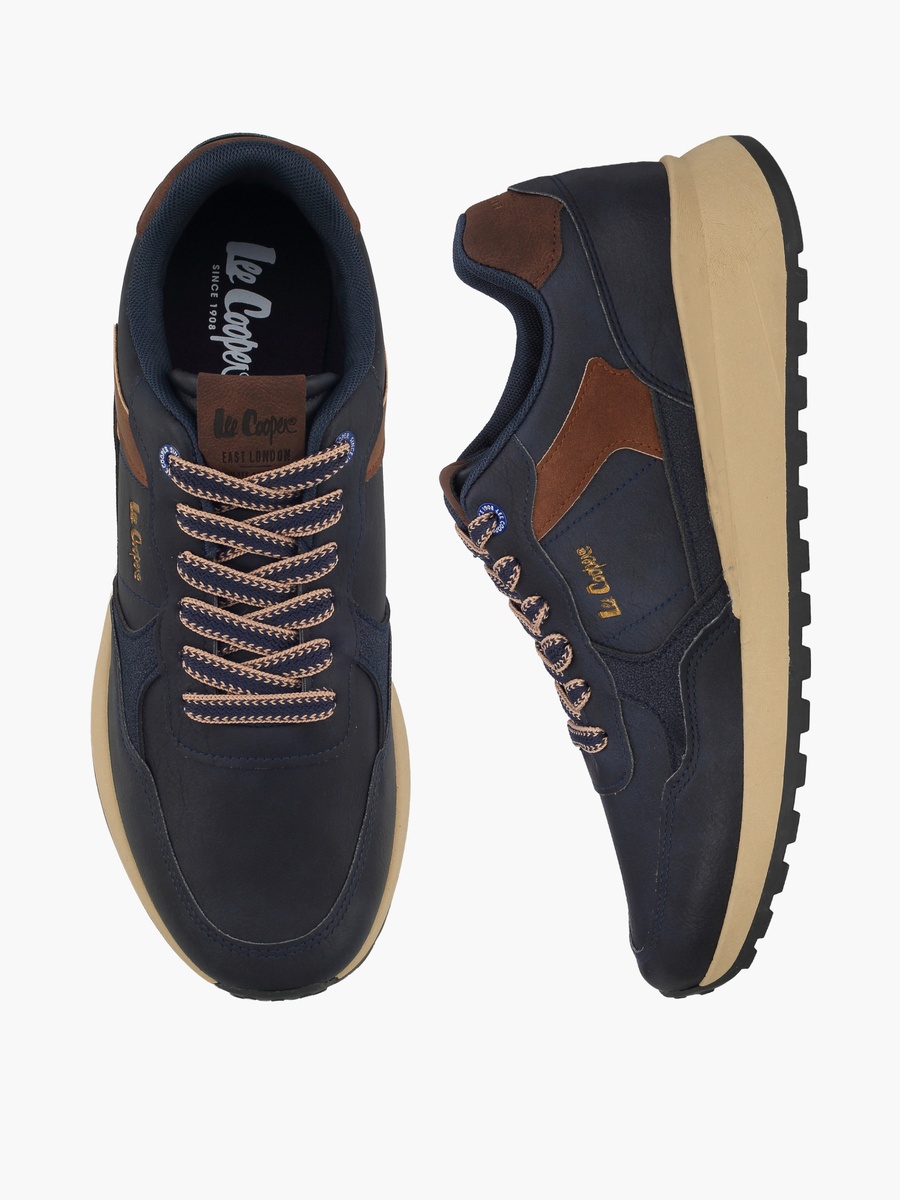 Men Lace-Up Ankle Sneakers
