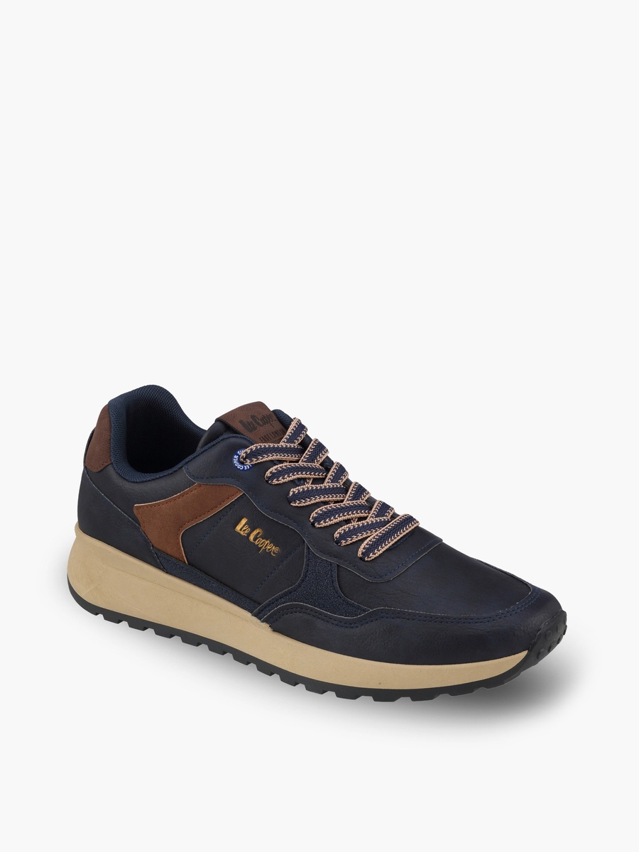 Men Lace-Up Ankle Sneakers