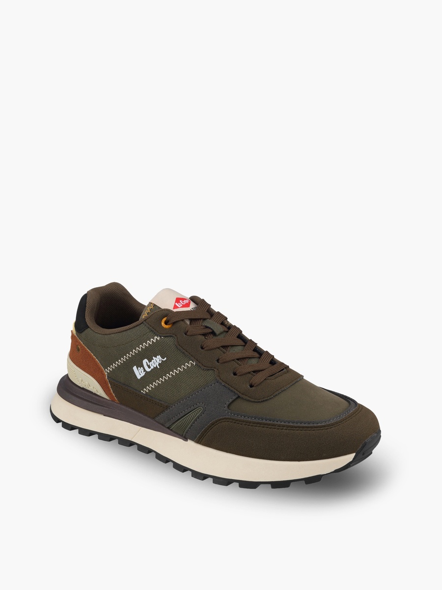 Men Lace-Up Ankle Sneakers
