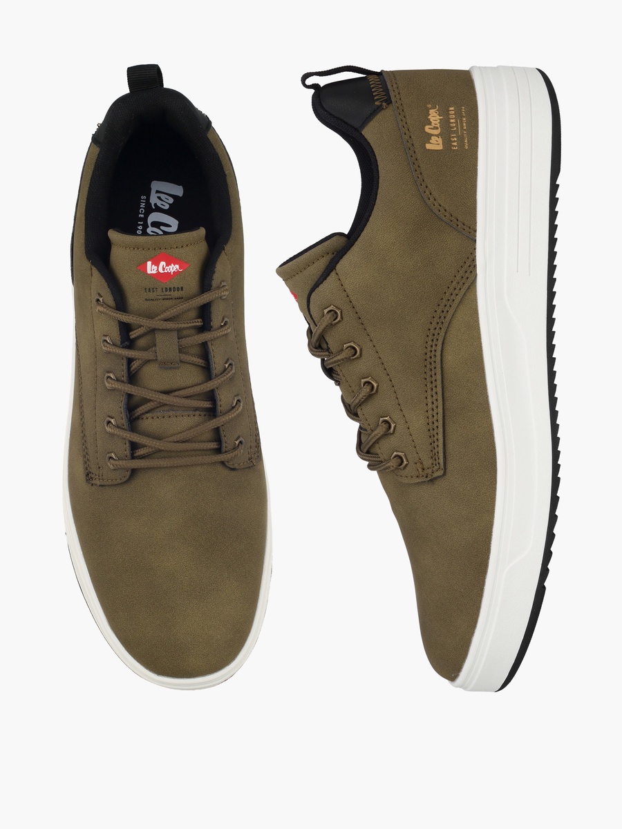 Men Lace-Up Ankle Sneakers