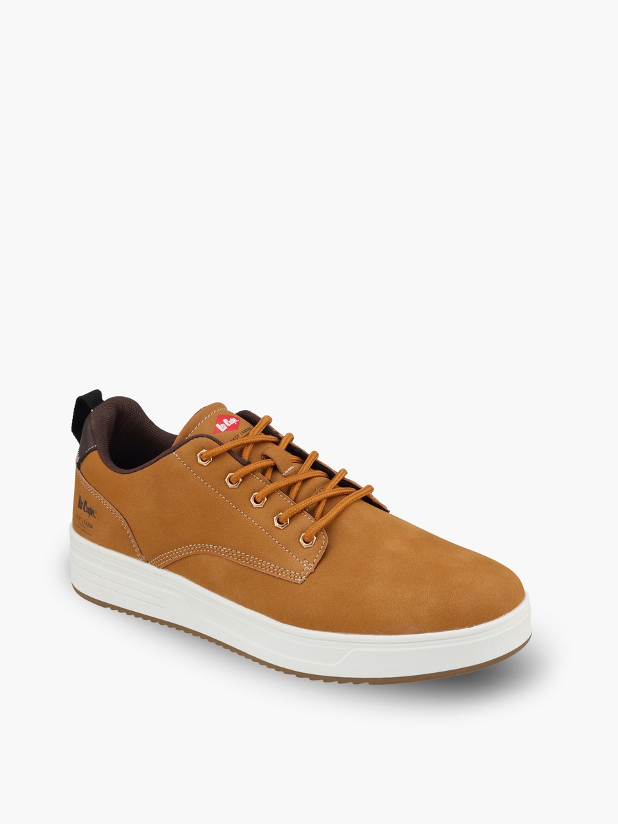 Men Lace-Up Ankle Sneakers