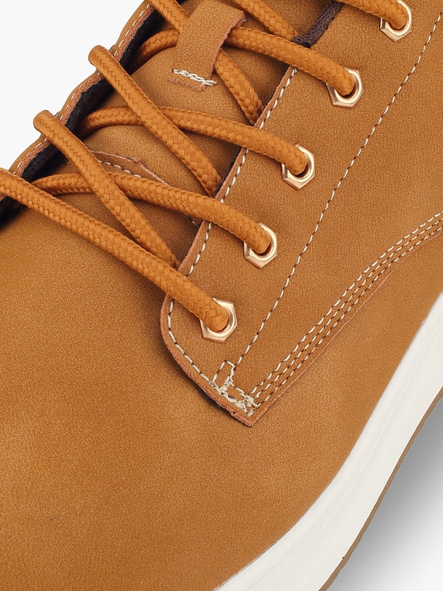 Men Lace-Up Ankle Sneakers