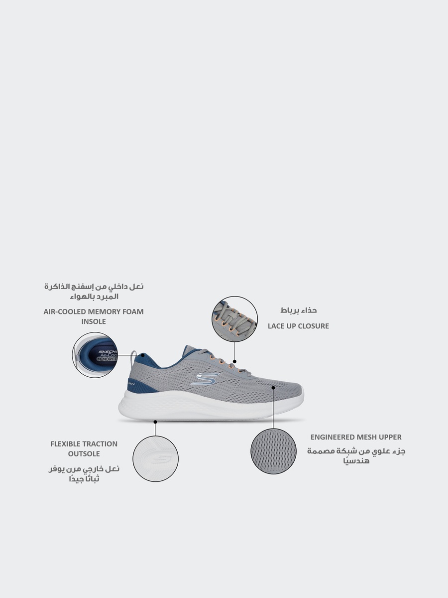 Men Skech-Lite Pro 2.0 Lace-Up Sports Shoes