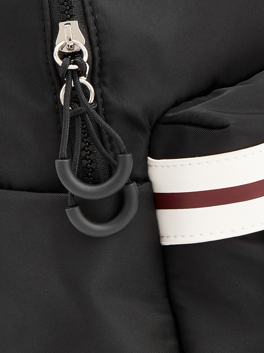 Logo Print Backpack with Adjustable Shoulder Straps