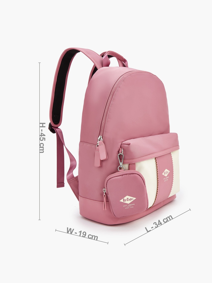 Solid Backpack with Adjustable Shoulder Straps