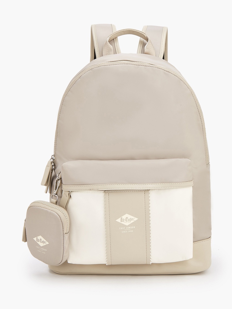 Solid Backpack with Adjustable Shoulder Straps