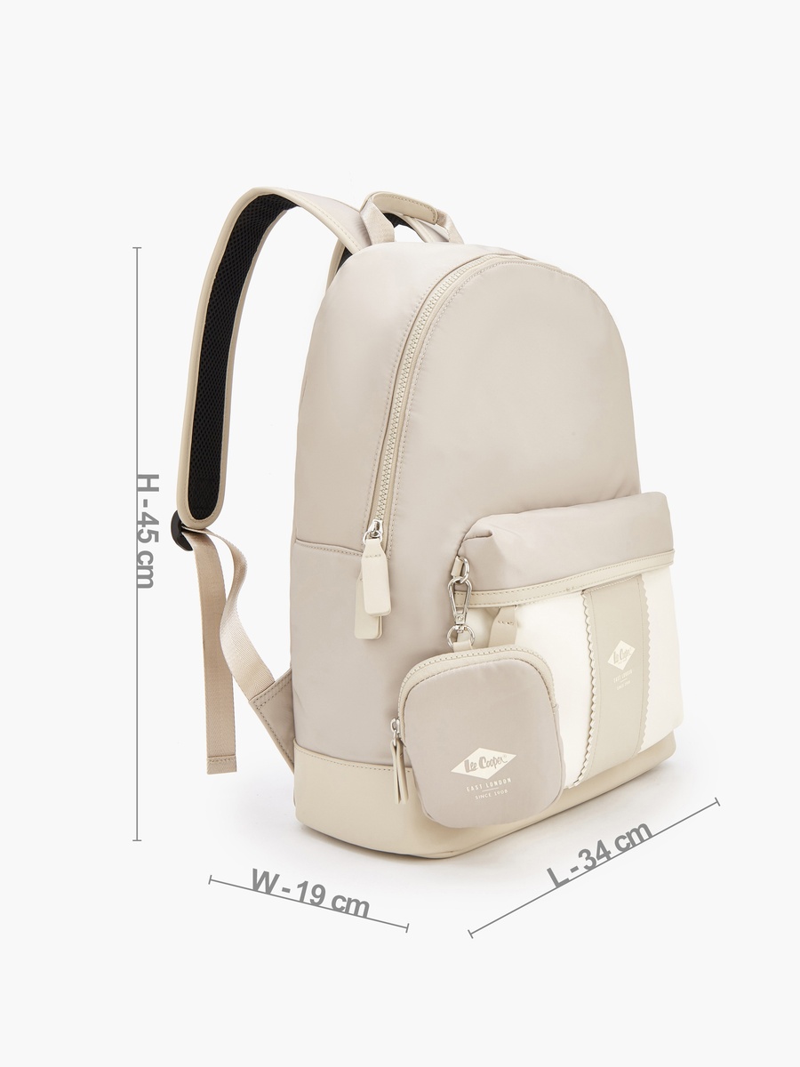 Solid Backpack with Adjustable Shoulder Straps