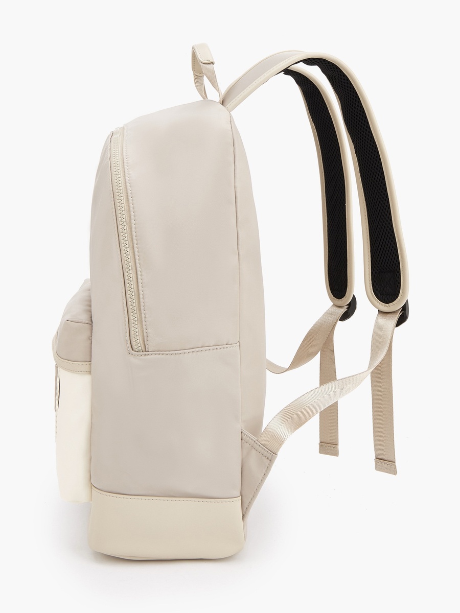Solid Backpack with Adjustable Shoulder Straps