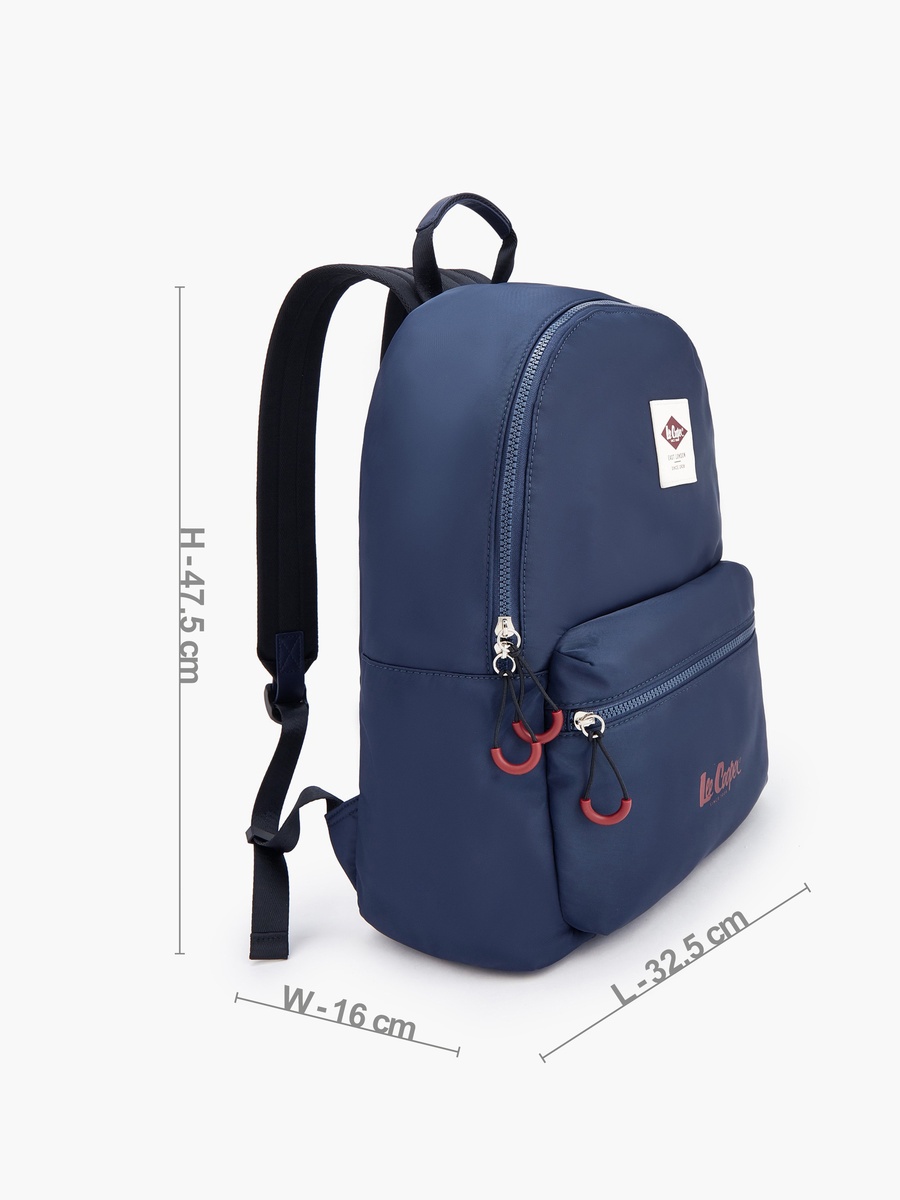 Solid Backpack with Adjustable Shoulder Straps