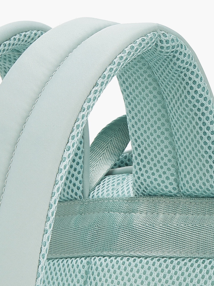 Solid Backpack with Pouch