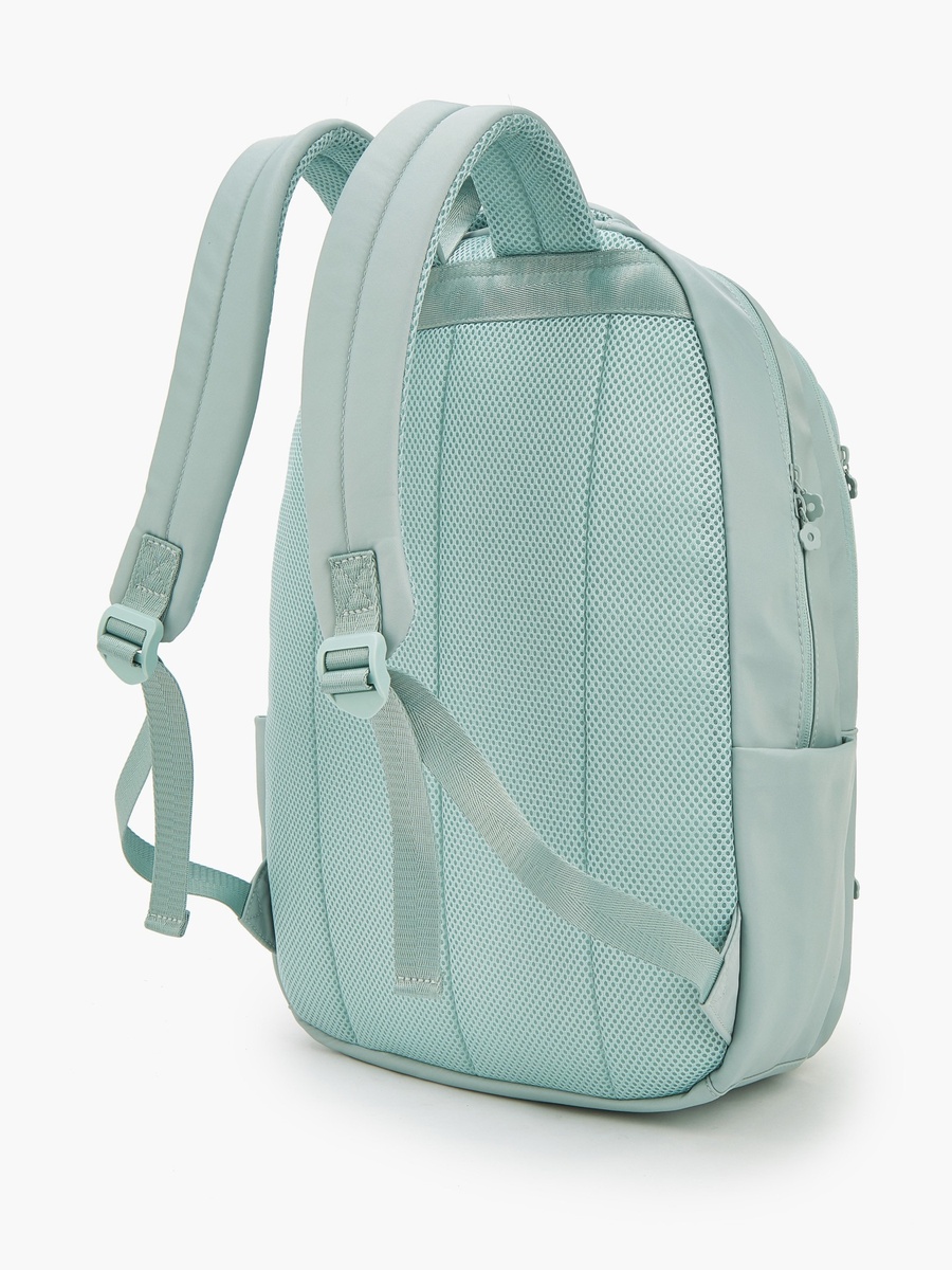 Solid Backpack with Pouch