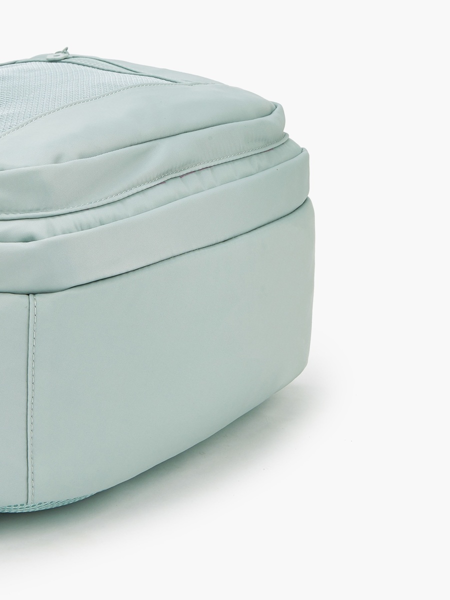 Solid Backpack with Pouch