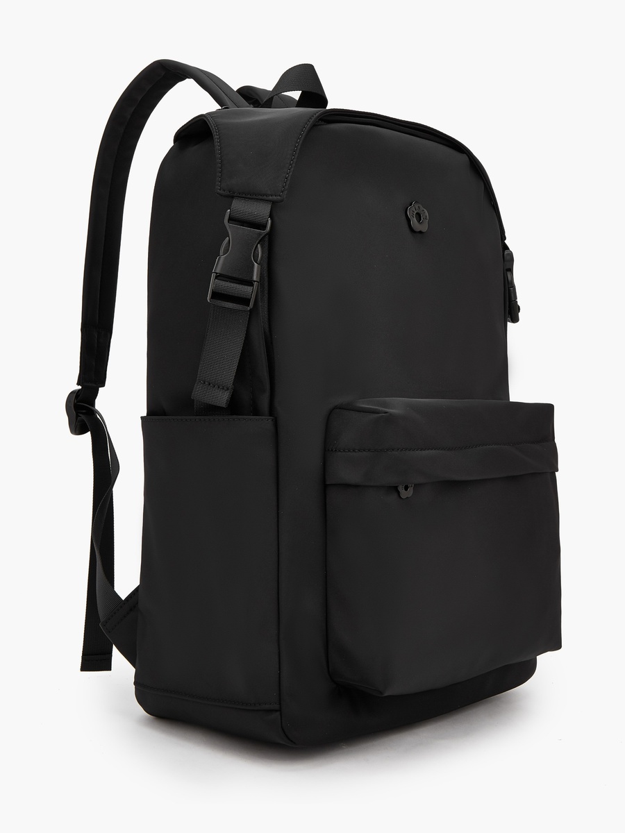 Solid Backpack with Adjustable Side Straps