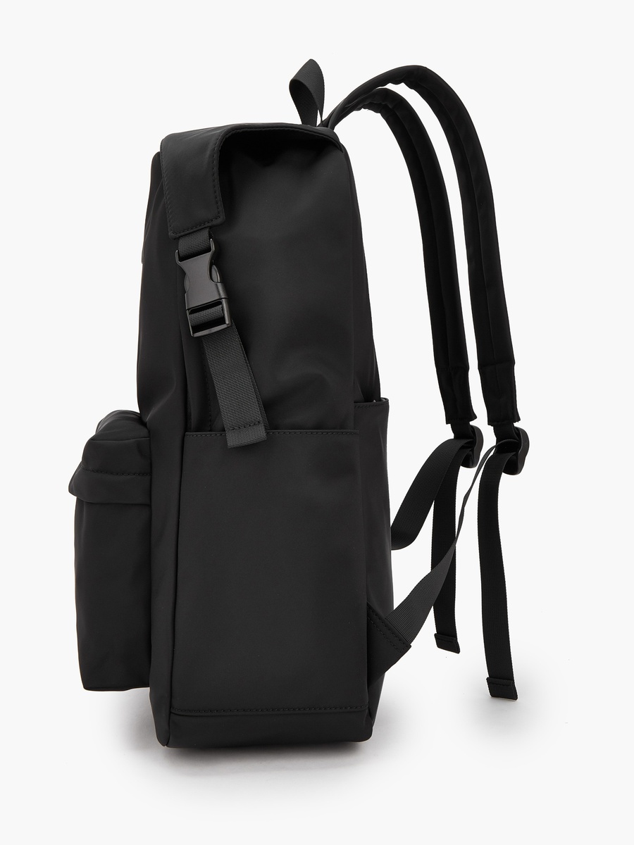 Solid Backpack with Adjustable Side Straps