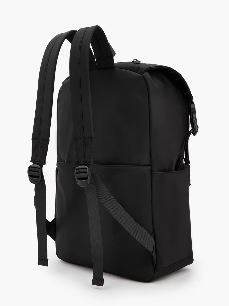 Solid Backpack with Adjustable Side Straps