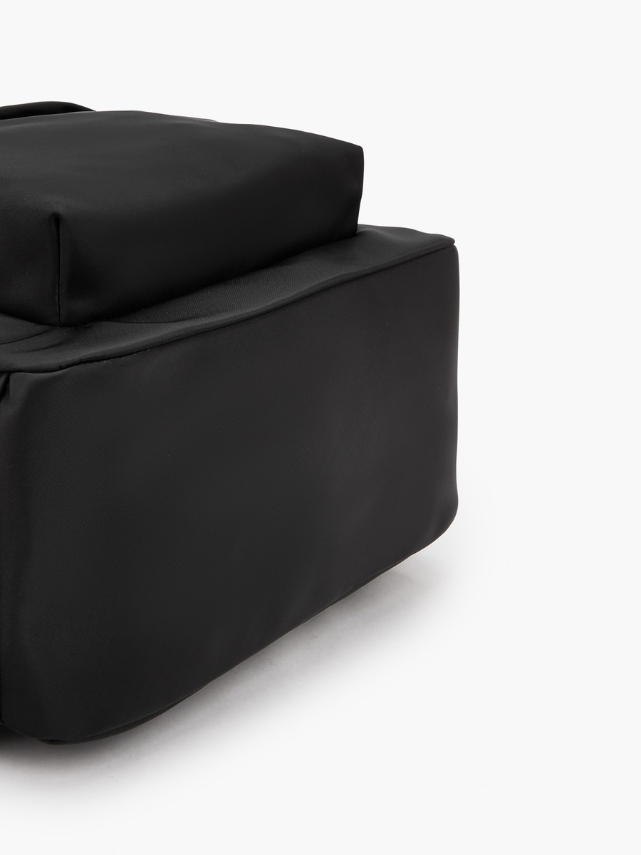 Solid Backpack with Adjustable Side Straps