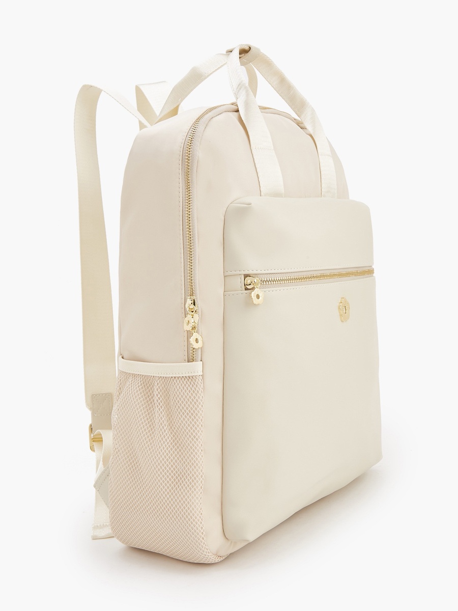 Solid Backpack with Adjustable Shoulder Straps