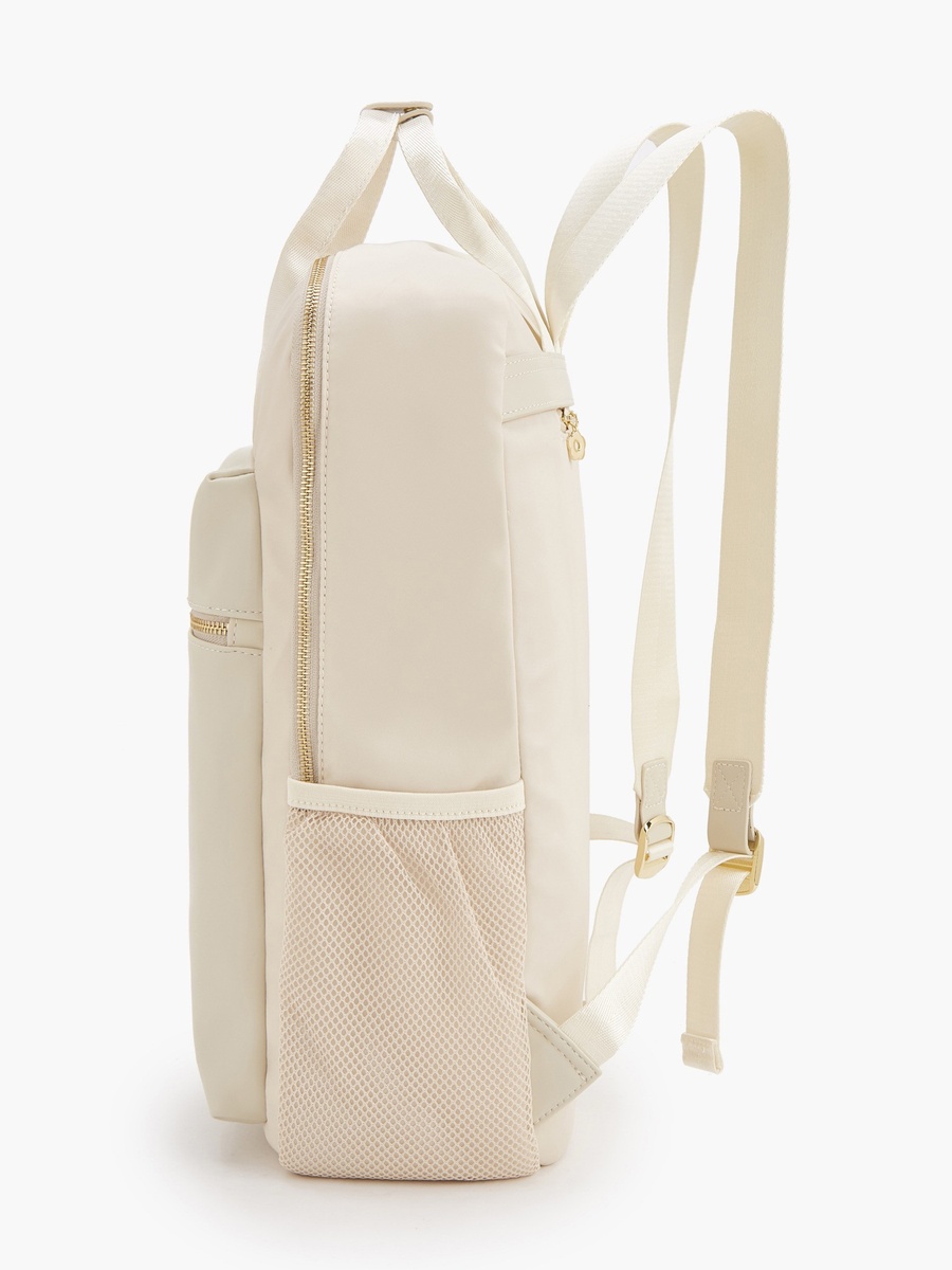 Solid Backpack with Adjustable Shoulder Straps