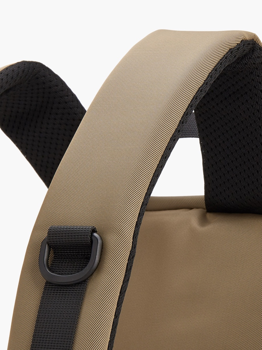 Solid Backpack with Cord Lock Cinch