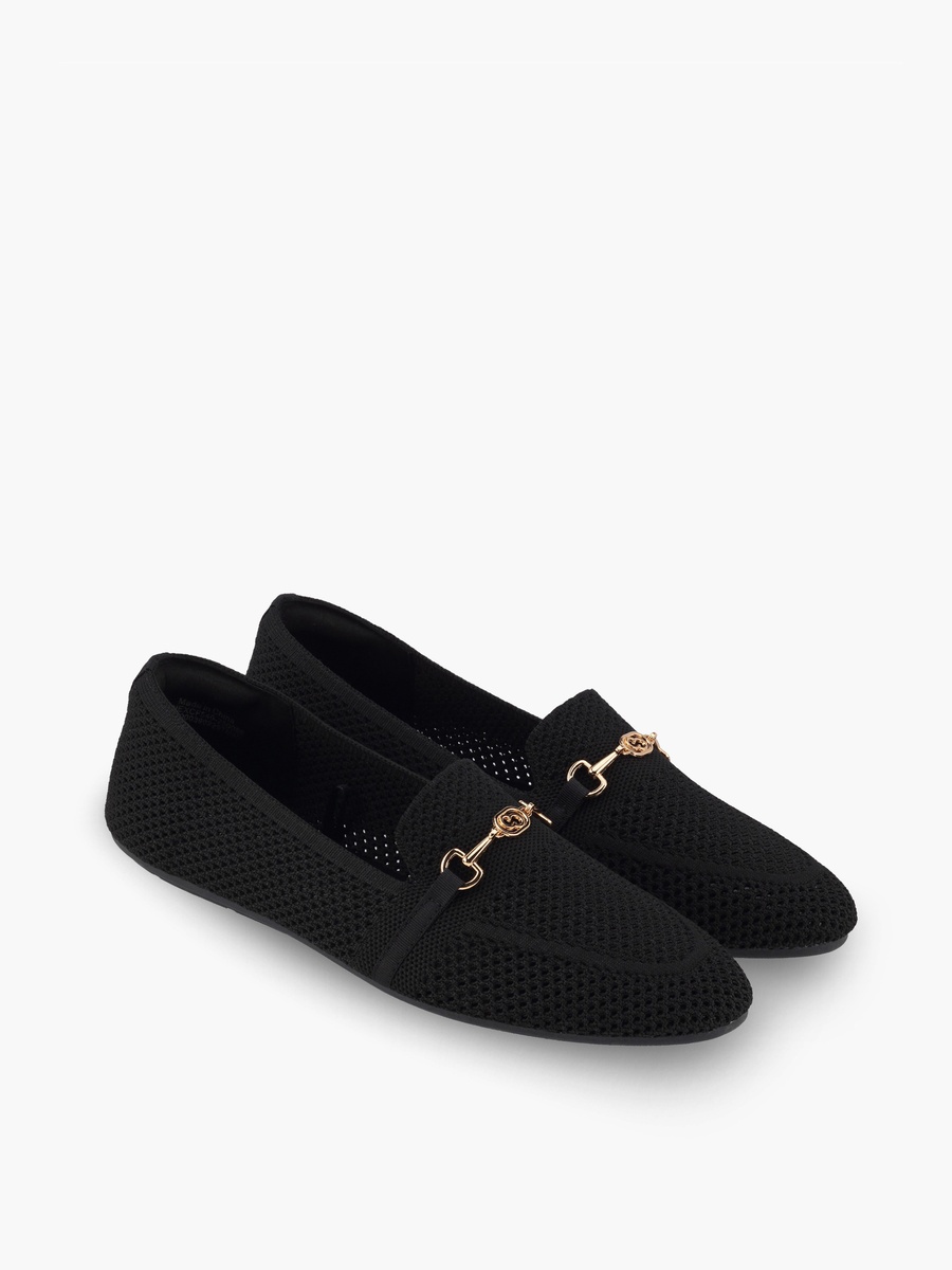 Women Metallic Accent Slip-On Loafers