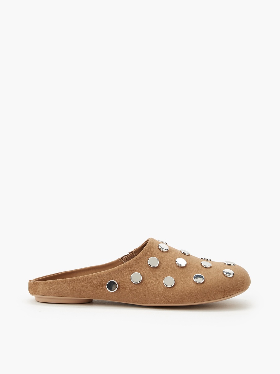 Women Studded Slip-On Mules