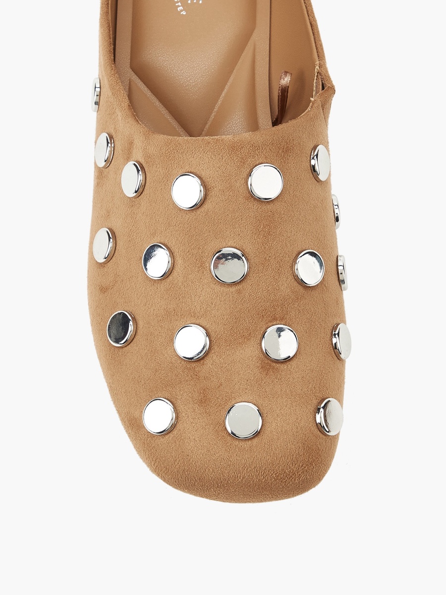 Women Studded Slip-On Mules