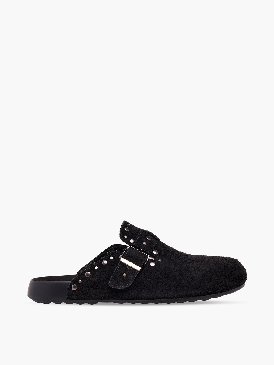 Women Studded Leather Mules