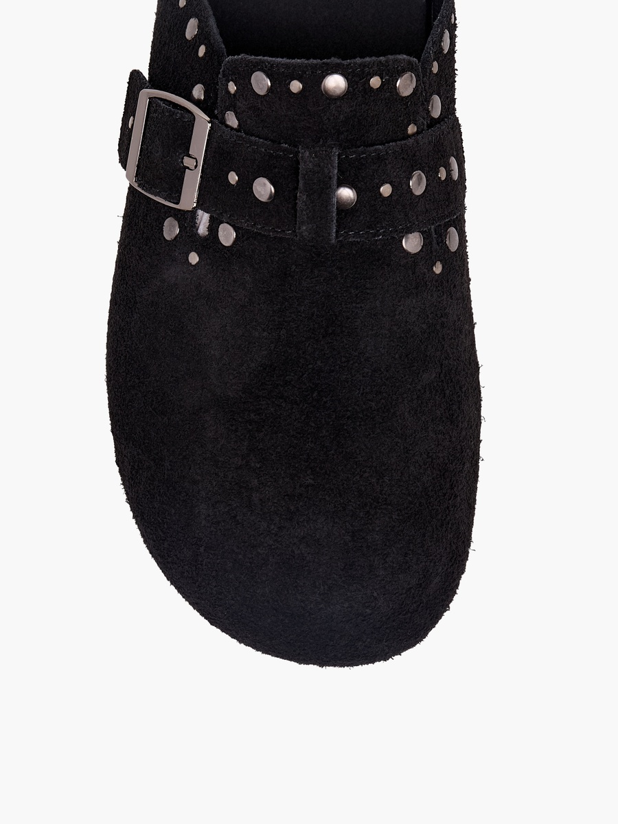 Women Studded Leather Mules