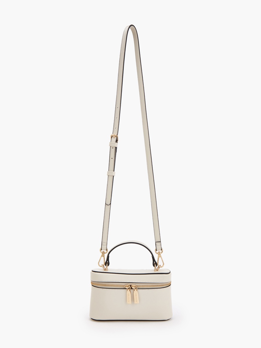 Solid Crossbody Bag with Top Handle