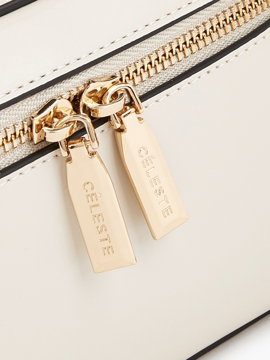Solid Crossbody Bag with Top Handle