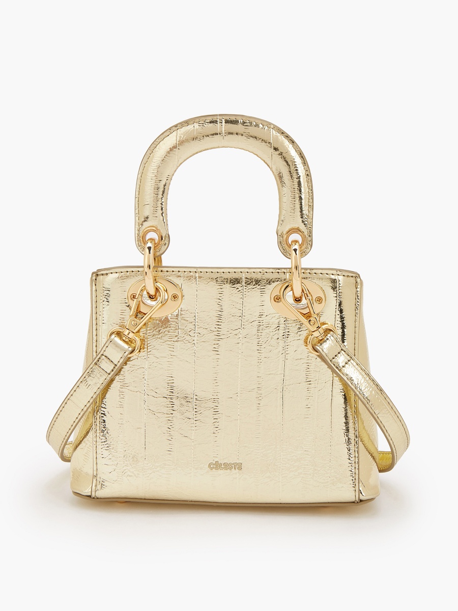 Bow Accent Crossbody Bag with Top Handle