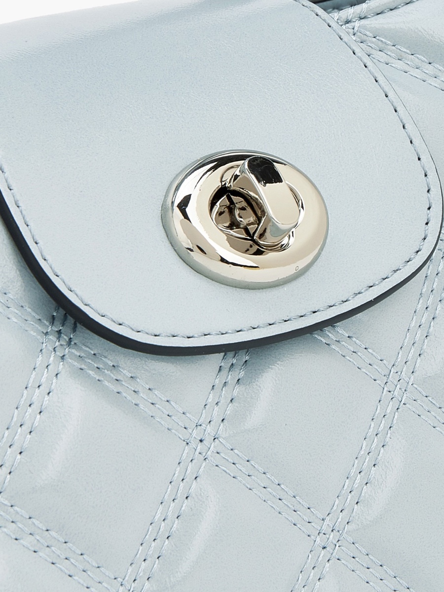 Quilted Crossbody Bag with Chain Strap