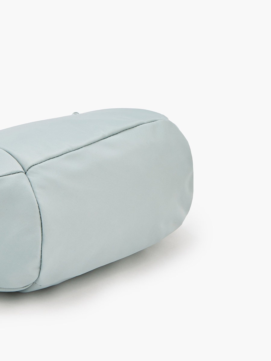 Solid Crossbody Bag with Zip Pockets