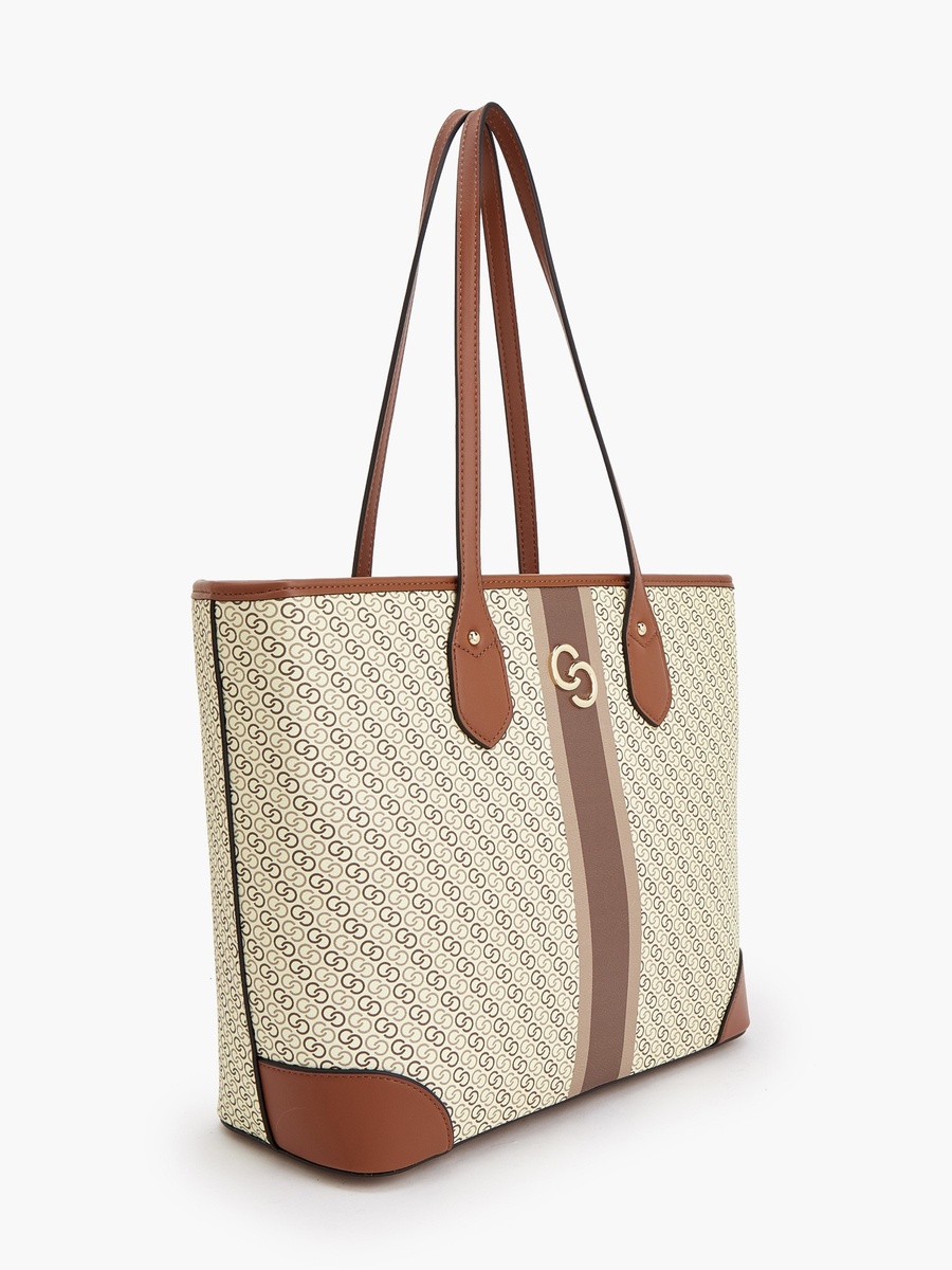 Monogram Tote Bag with Crossbody Bag and Pouch