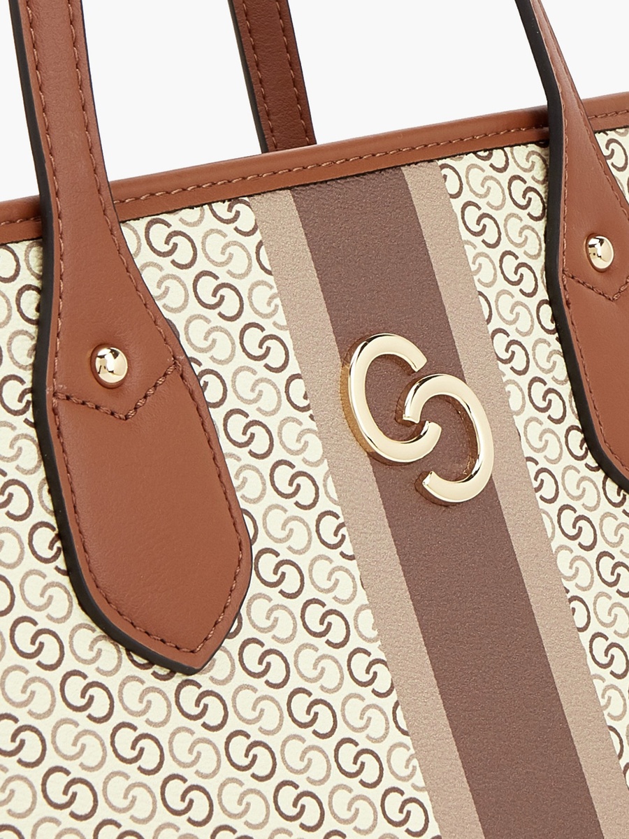 Monogram Tote Bag with Crossbody Bag and Pouch