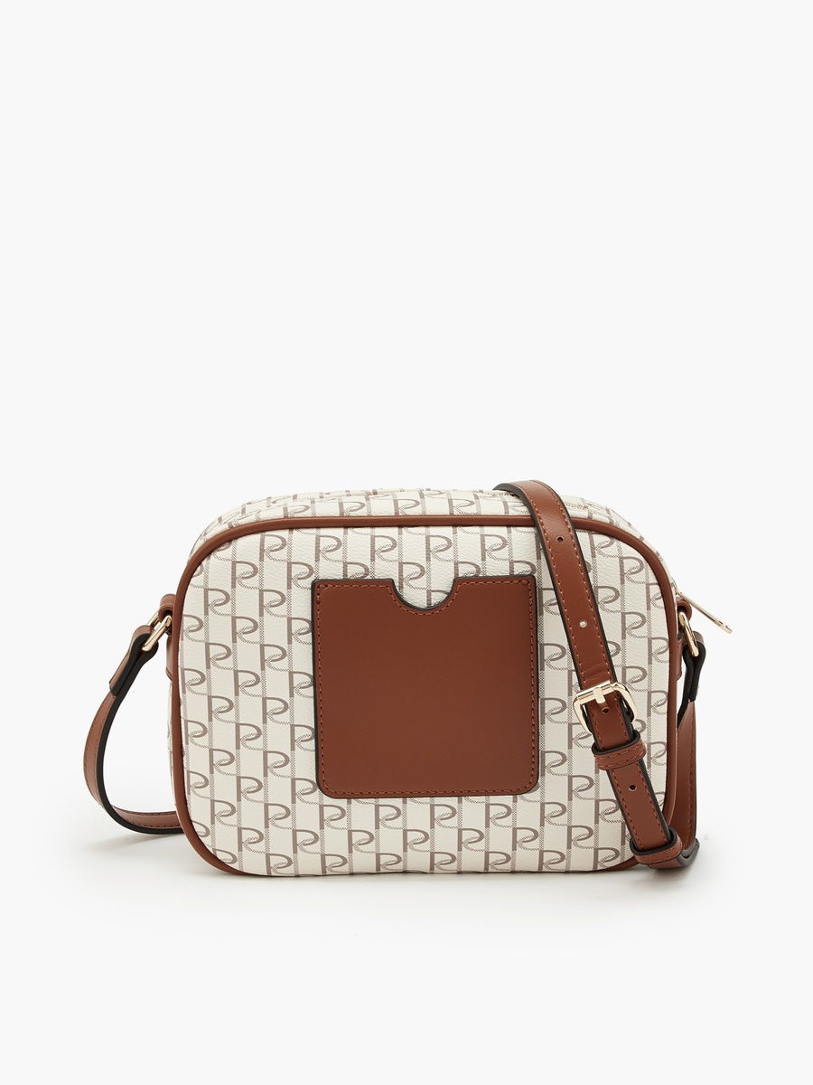 Monogram Crossbody Bag with Adjustable Strap