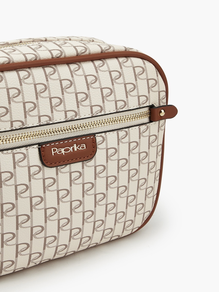 Monogram Crossbody Bag with Adjustable Strap