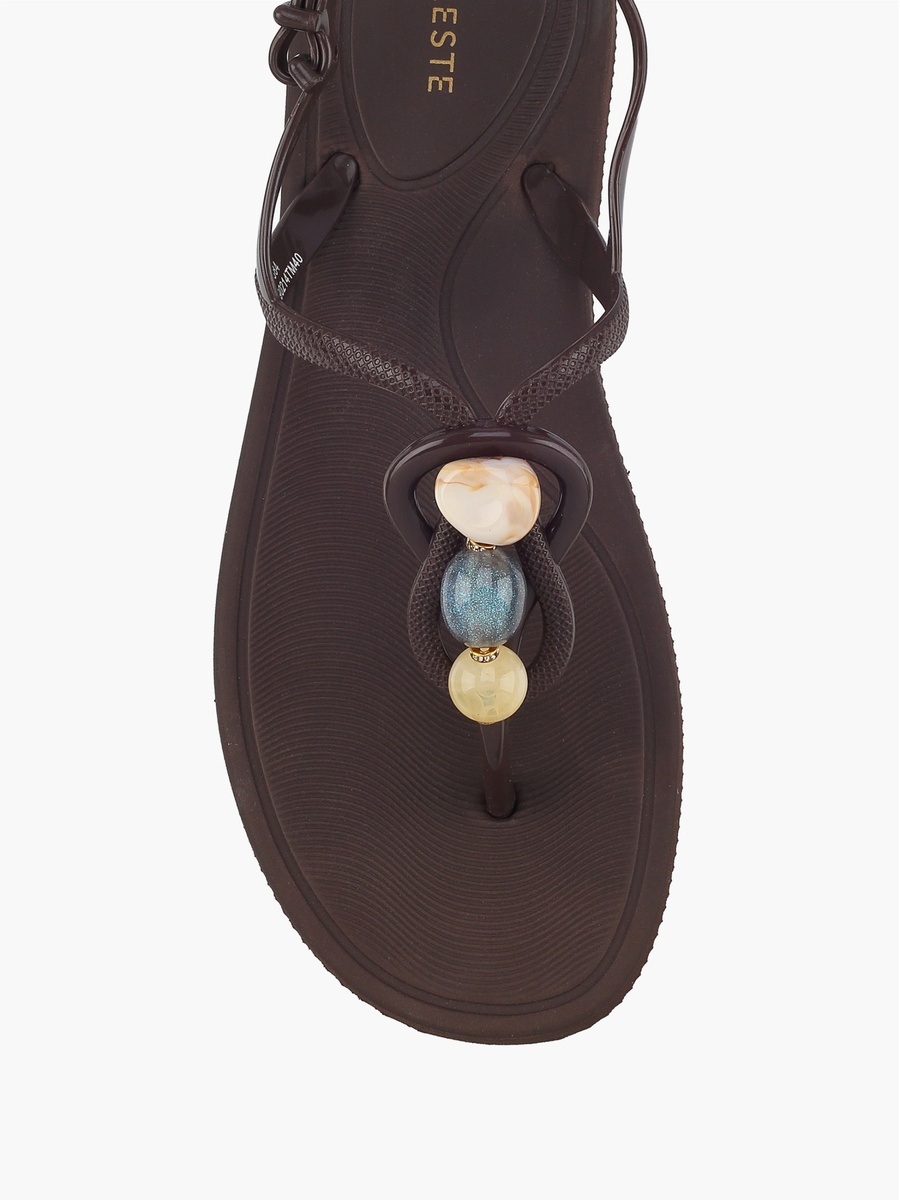 Women Embellished Flip Flops