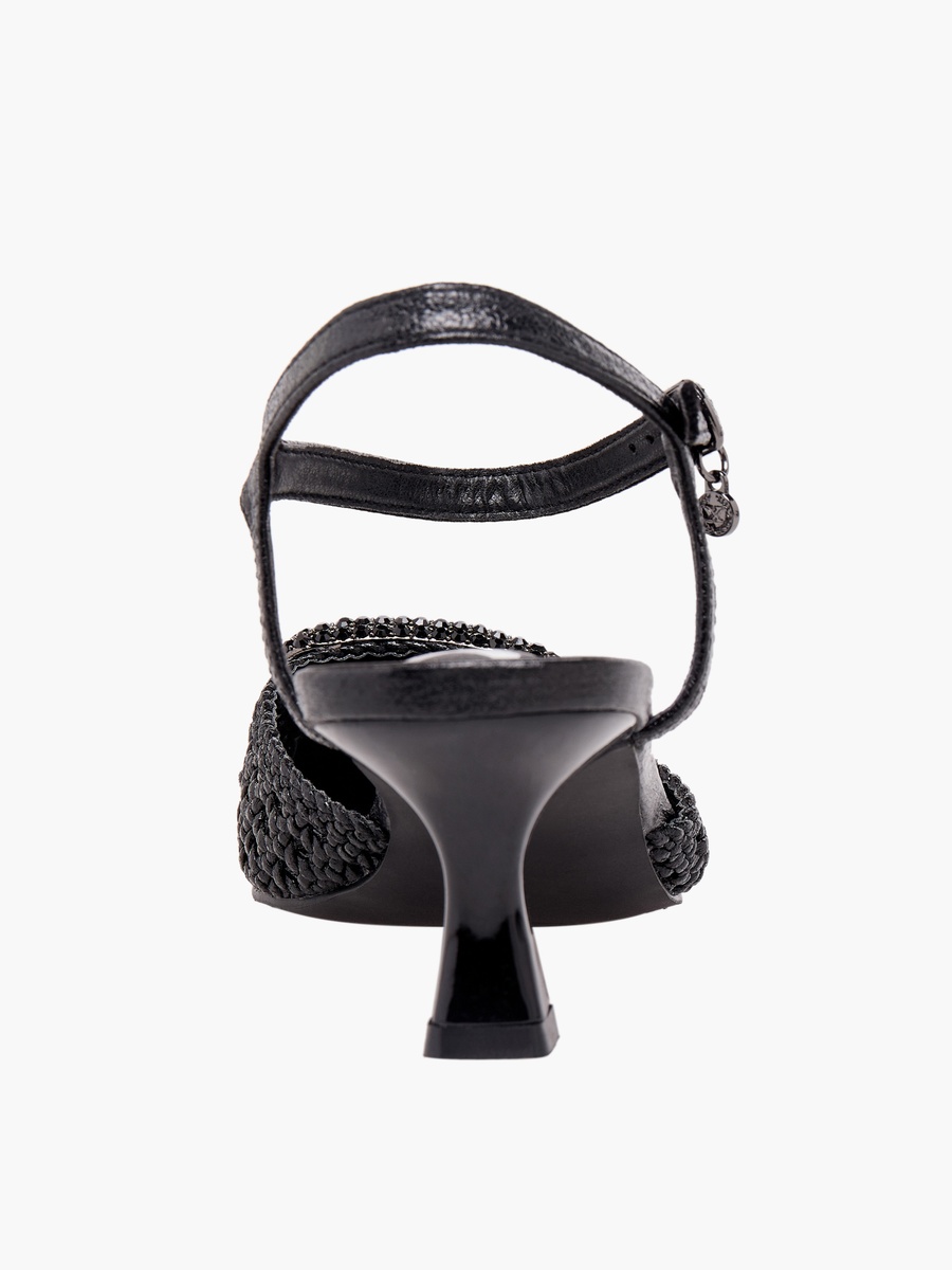 Women Textured Kitten Heel Shoes