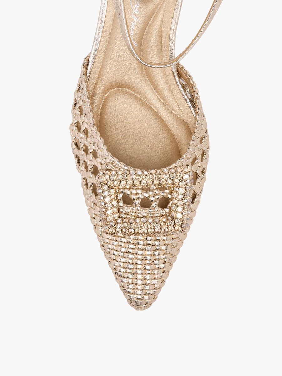 Women Textured Kitten Heel Shoes