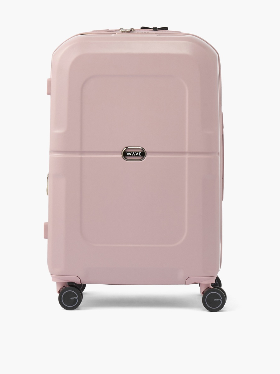 Solid Hardcase Luggage Trolley with Retractable Handle - 24 inches Check-In Bag