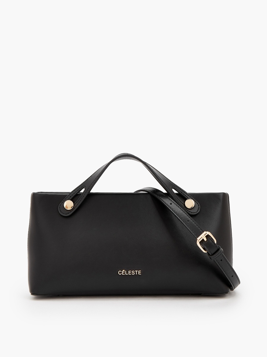 Solid Tote Bag with Removable Strap