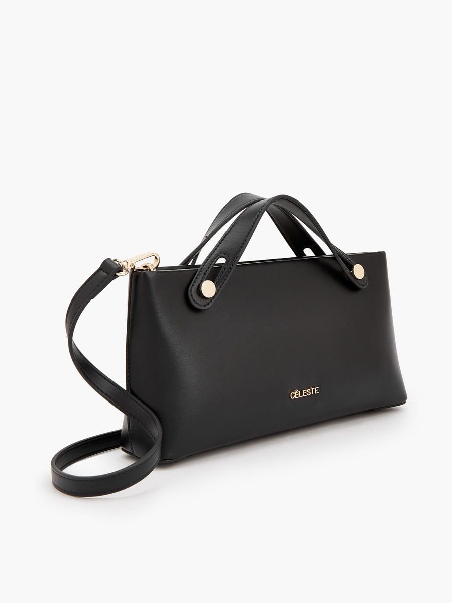 Solid Tote Bag with Removable Strap